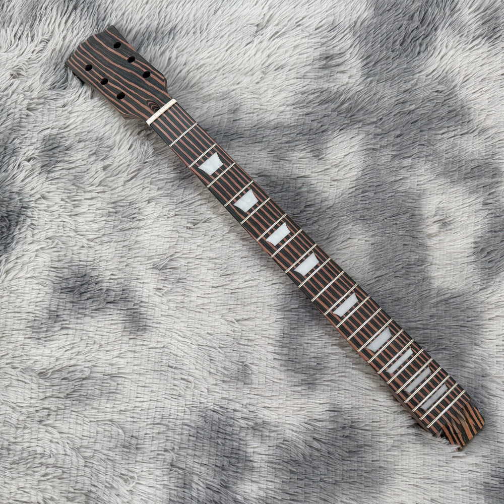 DIY Electric Guitar Kit Complete Set – Solid Zebrawood Body & Neck, Hardware