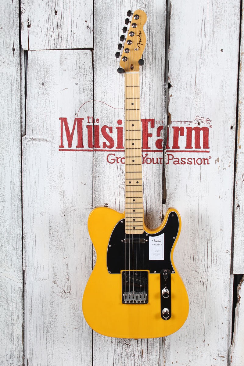 Fender Standard Telecaster Electric Guitar Butterscotch Blonde Finish