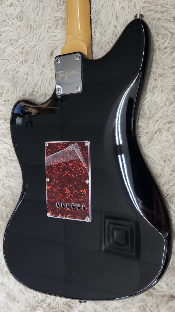 Tagima TW61 BK-DF/TT Offset Electric Guitar w/P90s, Black – B stock – Jazz Mastr