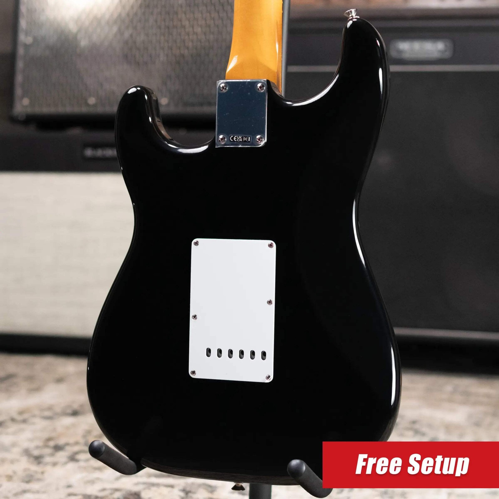 Fender Vintera III Early ’60s Stratocaster Electric Guitar – Black with Gig Bag
