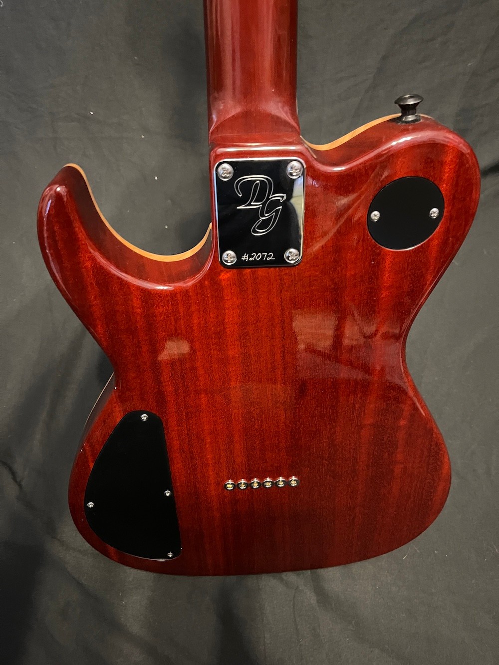 2008 Don Grosh Carve Top T Semi Hollow Guitar 5A Flame Top Braz Board W/OHSC