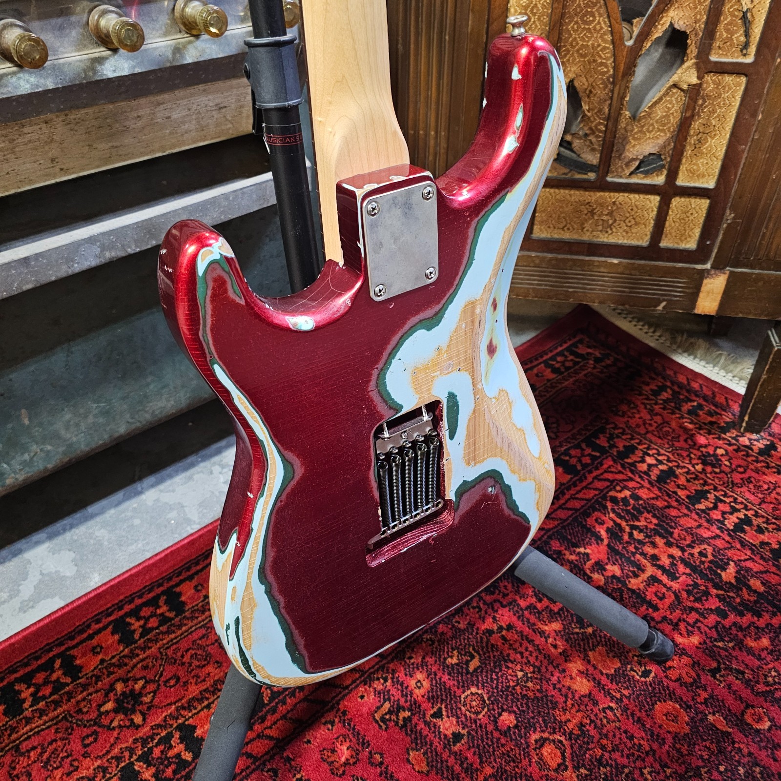 2026 Echopark Echocaster 64′ Candy Apple Red Aged Nitro Finish
