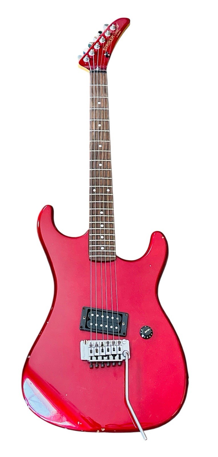 Vintage Red 1980’s Kramer Striker 100ST Banana Headstock Floyd Rose Grover Tuner