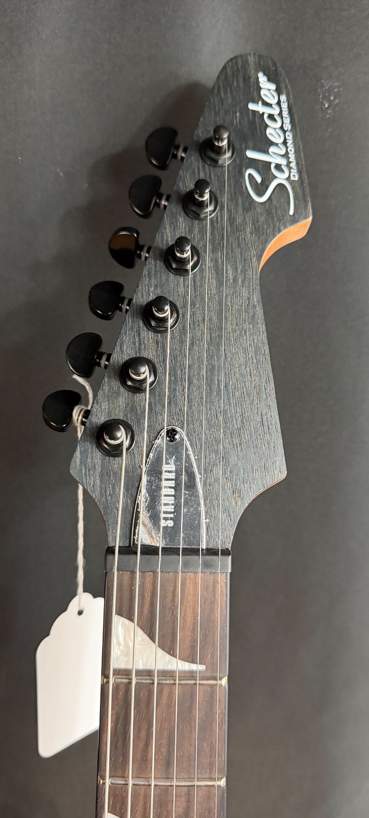 Schecter Avenger Standard Electric Guitar Charcoal Satin Ash Finish