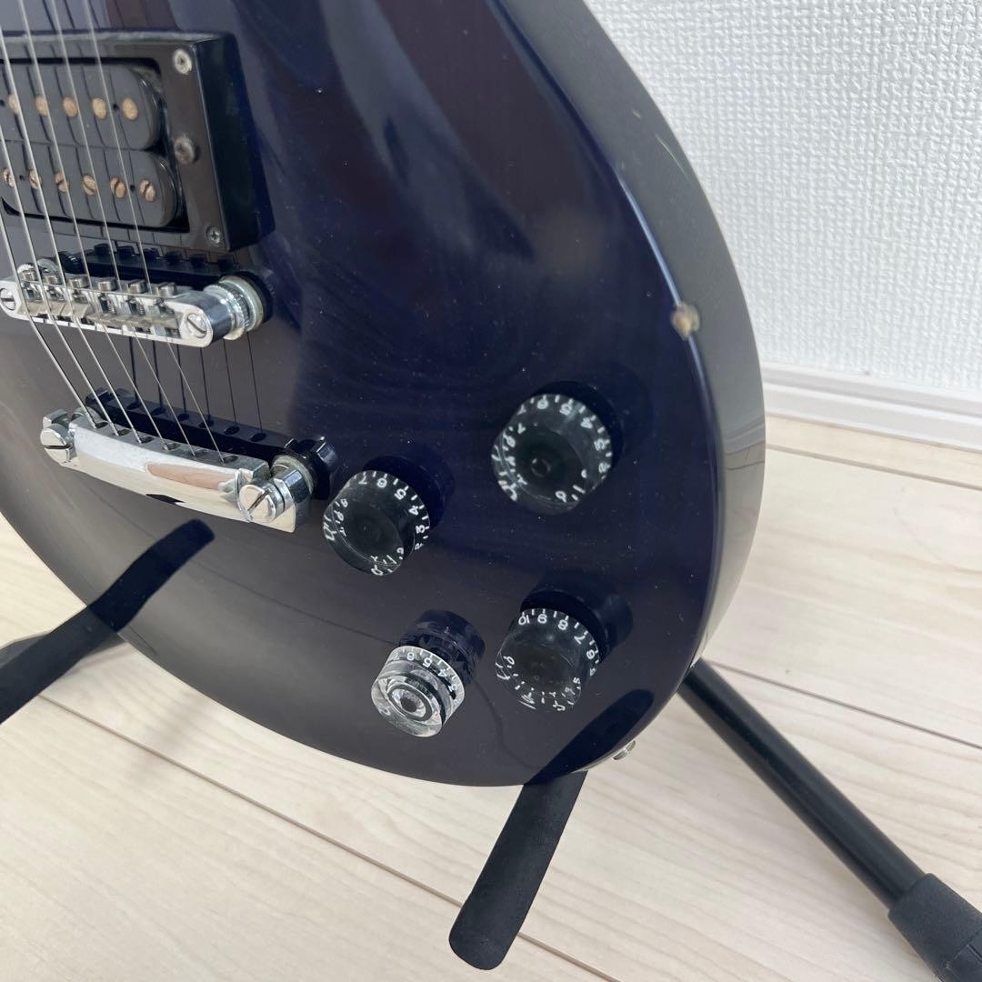 Aria Pro II PE-40 Dark Blue Les Paul Type Electric Guitar Shipping From Japan