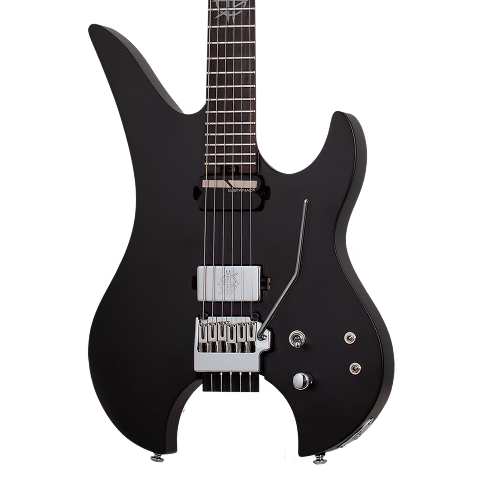 Schecter Synyster Gates Custom-6 TR-S Headless Guitar – Satin Black – Open Box