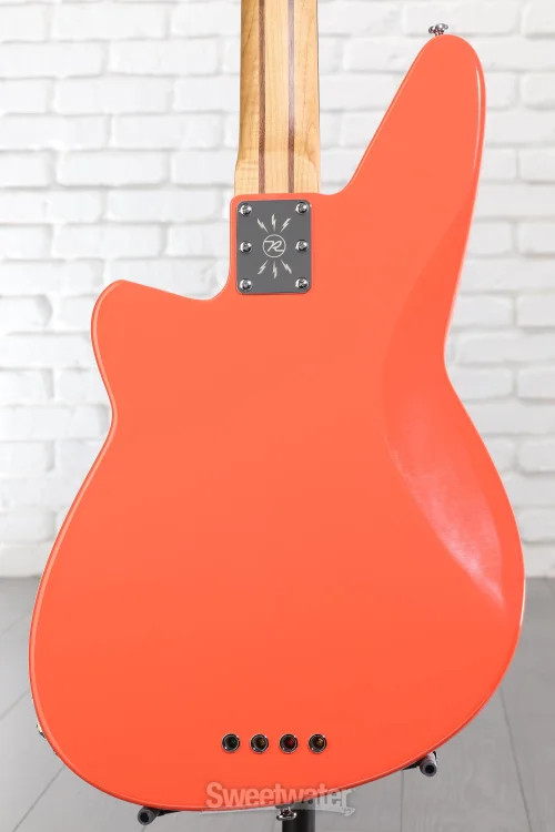 Reverend Mercalli 4-string Electric Bass Guitar – Feisty Red with Rosewood