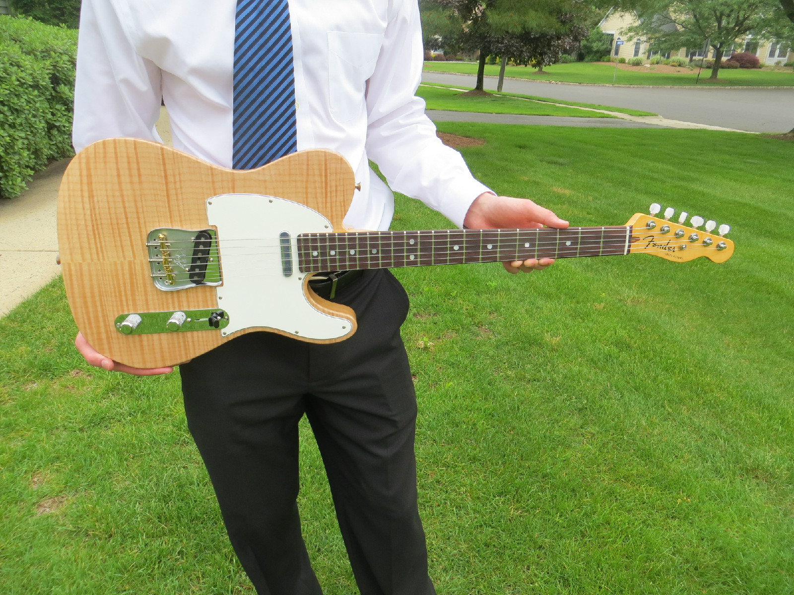 Fender Custom Shop Custom Deluxe Telecaster AAA Flame Top Natural Stain 2013