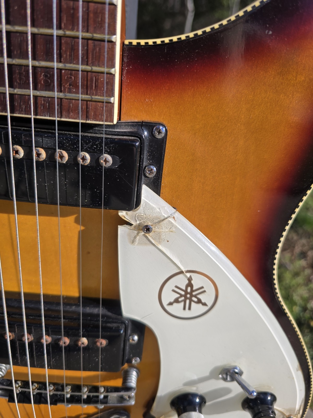 Yamaha SA15 Guitar Vintage Semi Hollow Electric