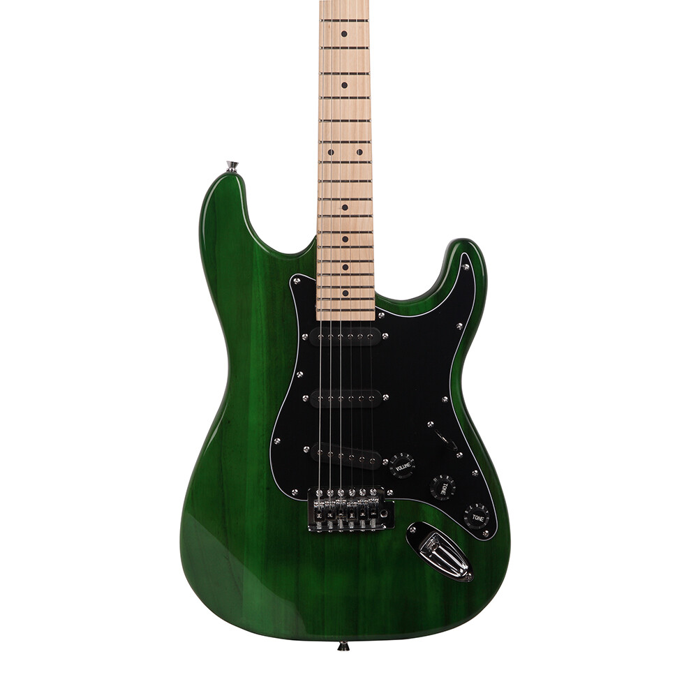 6 Strings Right Handed ST Stylish Electric Guitar with Bag Strap & AMP