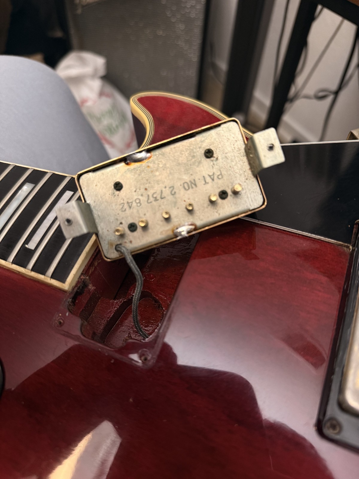Gibson Les Paul Custom 1974 Wine Red 1st year 100% Original collectors piece.