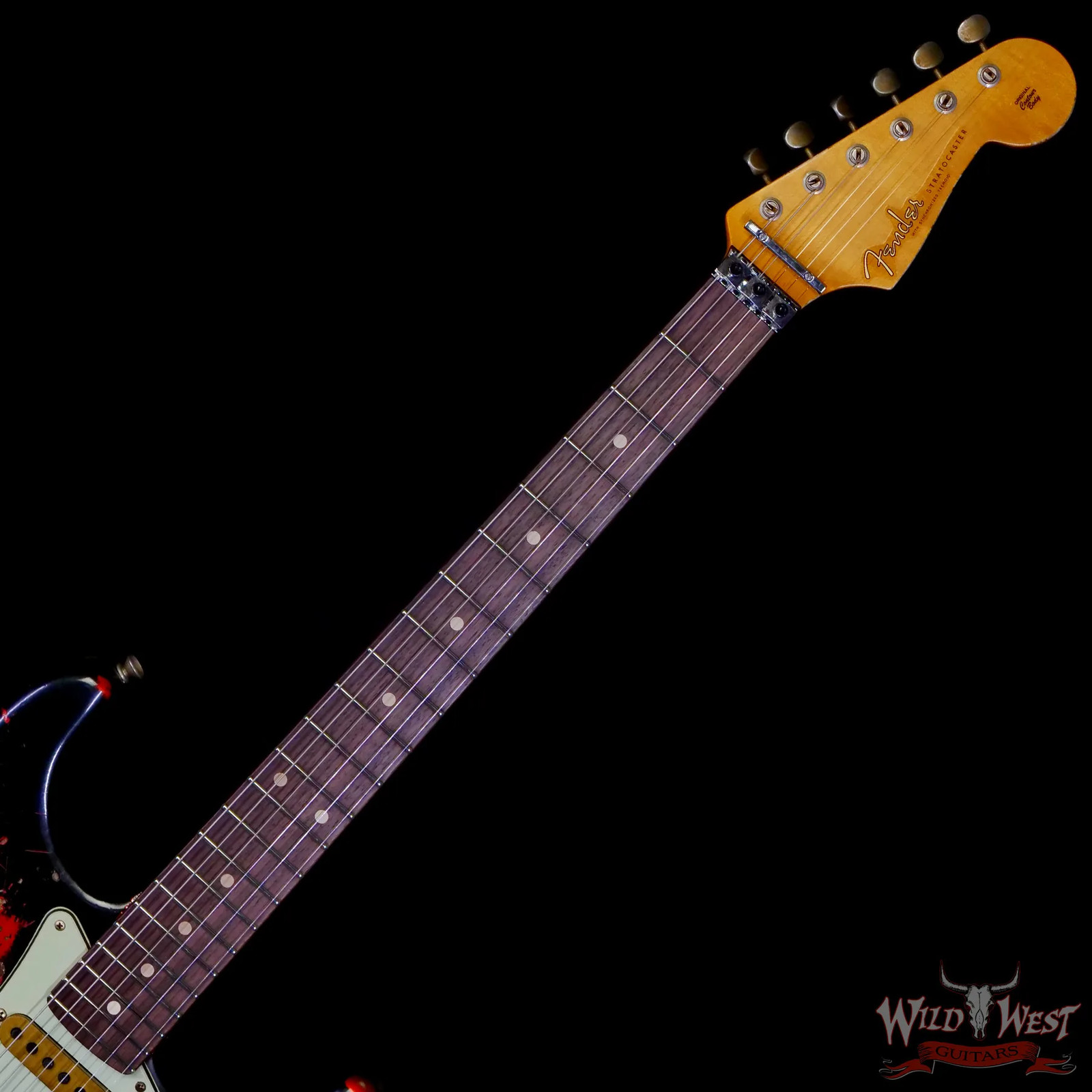 2026 Fender Custom Shop Black Lightning Stratocaster Floyd Rose Heavy Relic