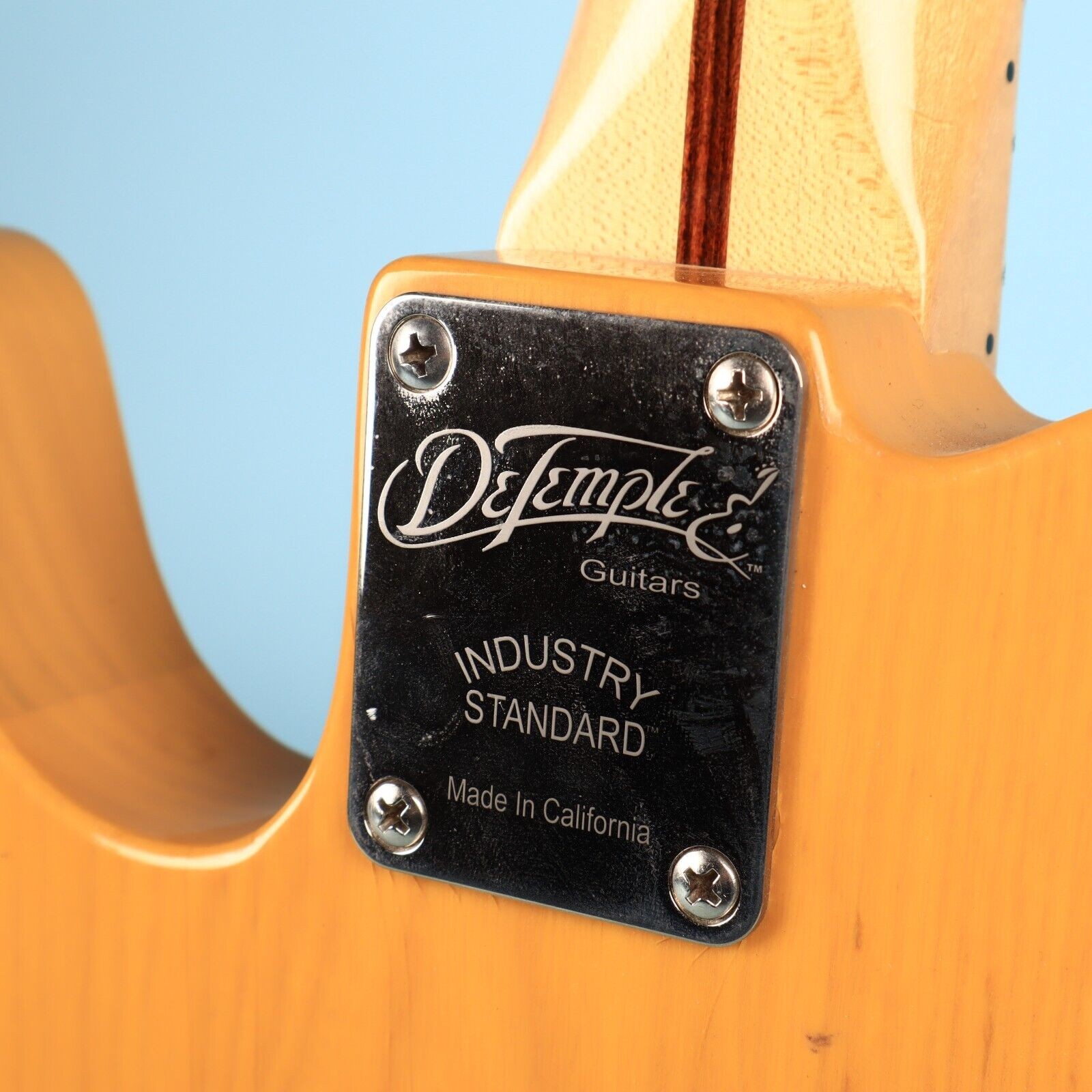 2013 DeTemple Telecaster Tele Industry Standard Natural Electric Guitar