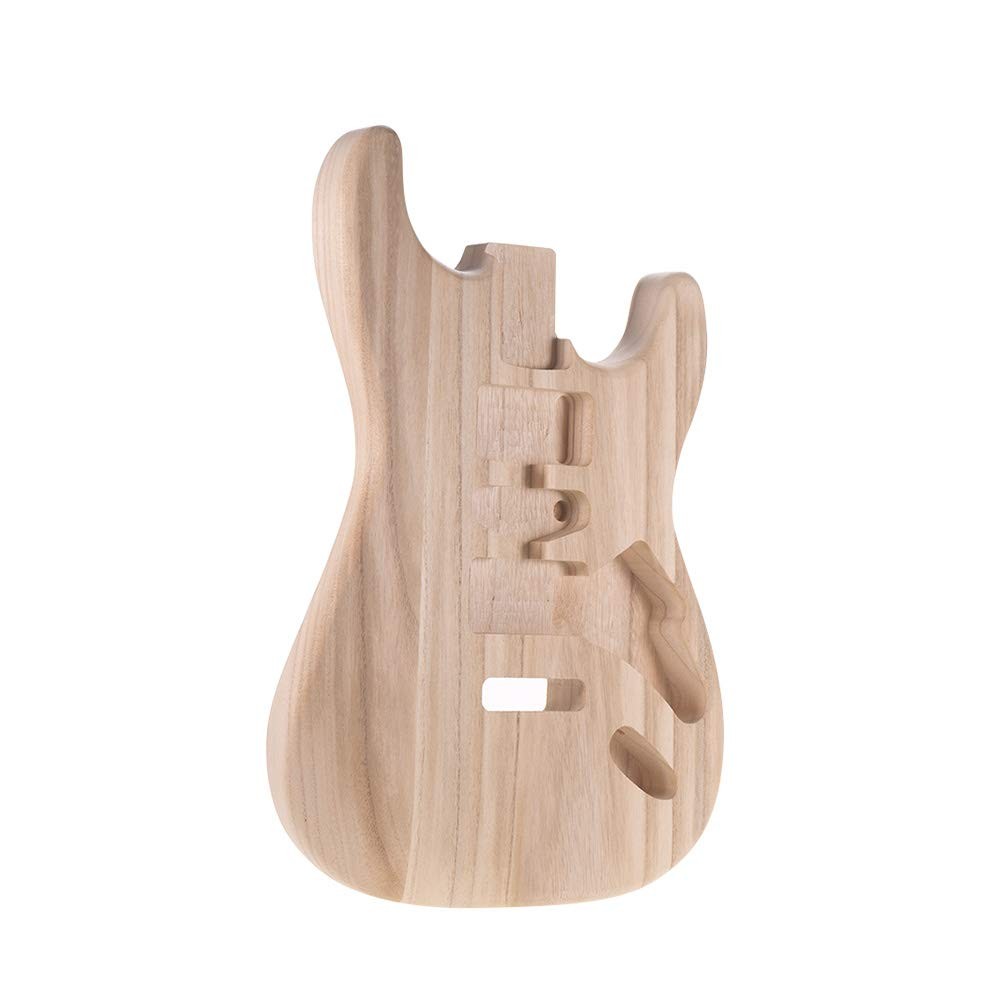 ST01-TM Unfinished Handcrafted Guitar Body Candlenut Wood Guitar Body Guitar …
