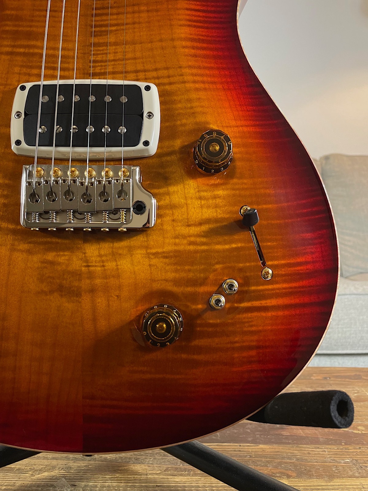 2019 PRS 408 Dark Cherry Sunburst