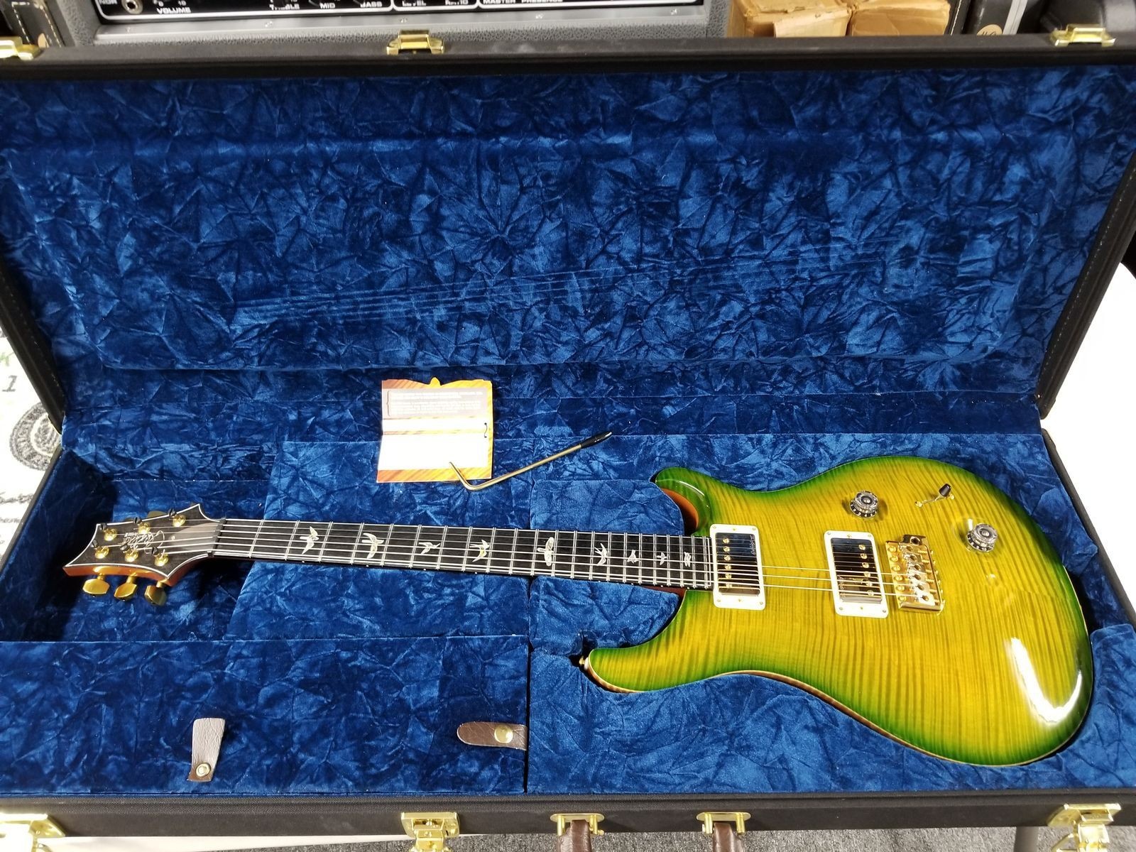 2011 PRS Artist V Flame Top Eriza Verde Great Player! (190)