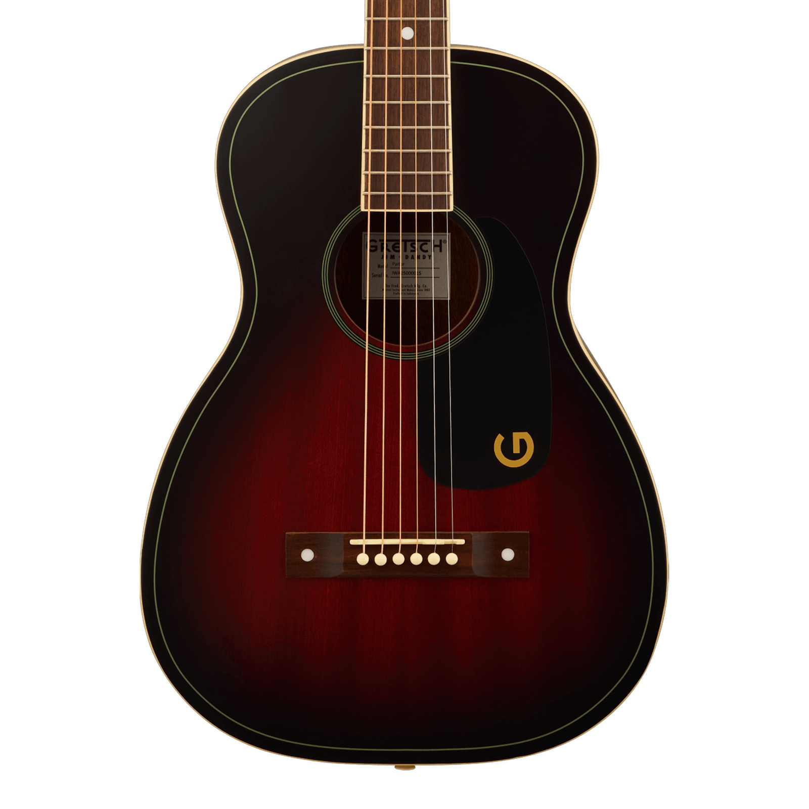 Gretsch Jim Dandy Parlor Acoustic Guitar – Deep Cherry Burst