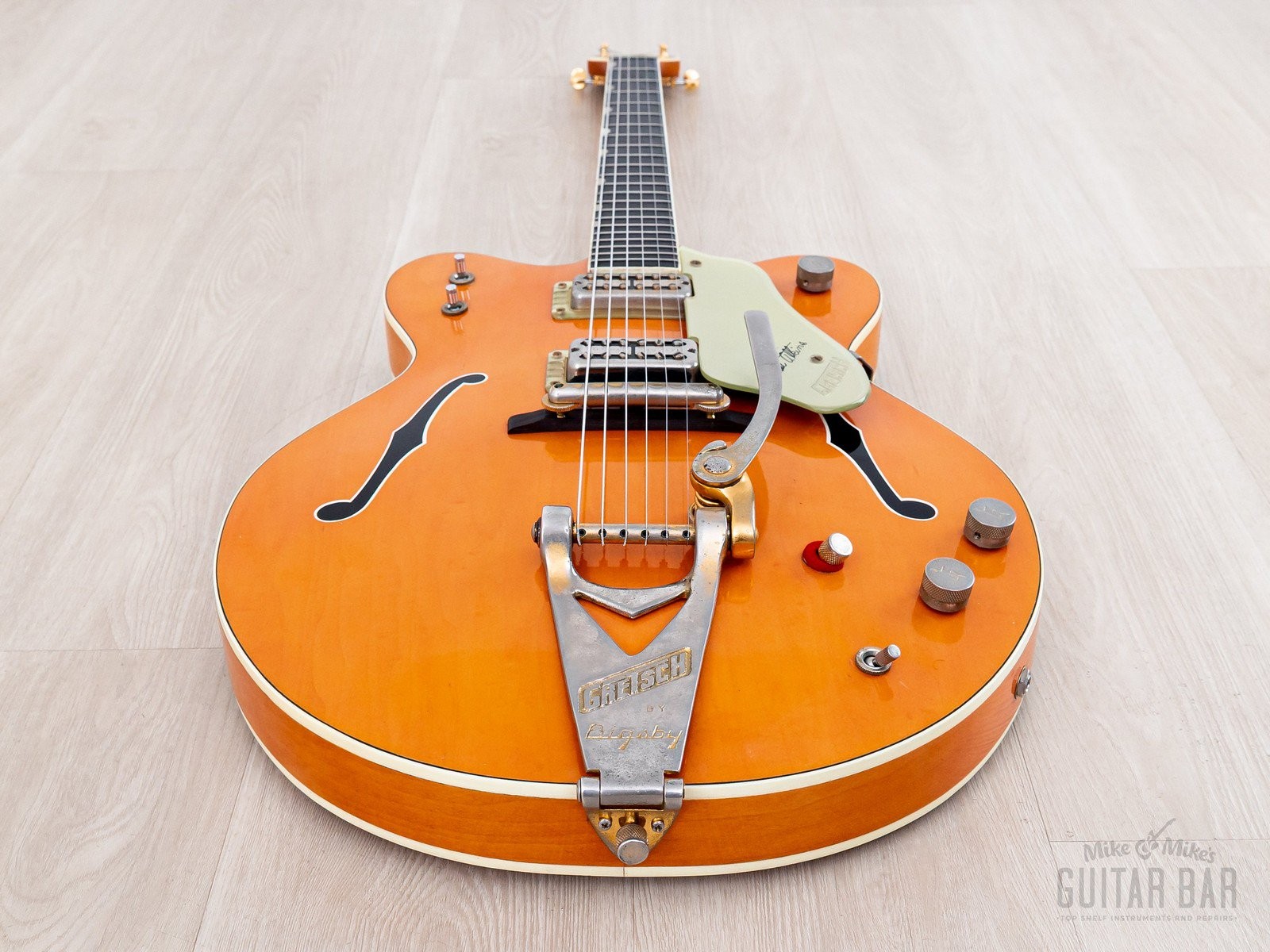 1964 Gretsch 6120 Chet Atkins Nashville Vintage Guitar Western Orange w/ Case