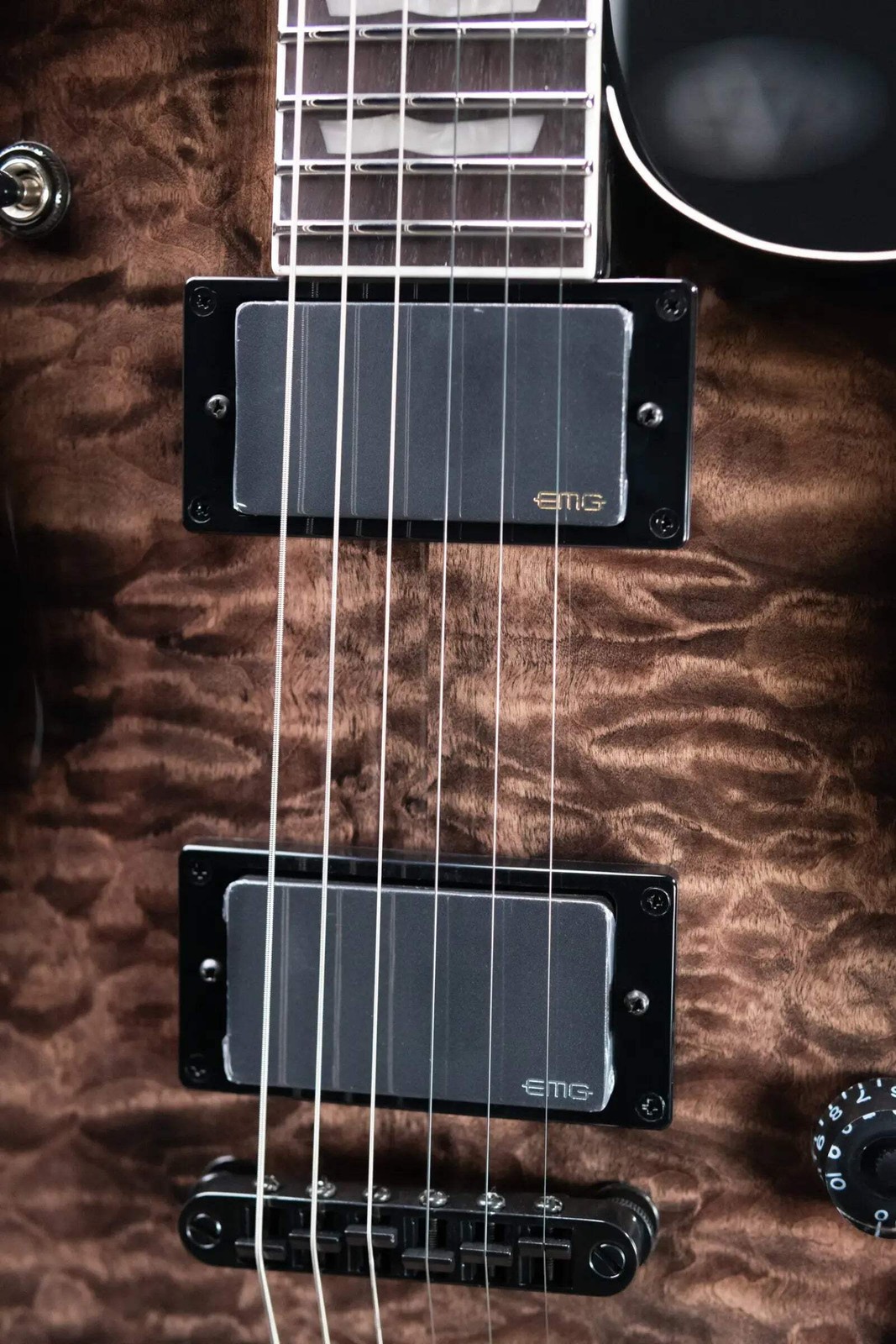 ESP LTD EC-400 QM Electric Guitar – See Thru Black Sunburst