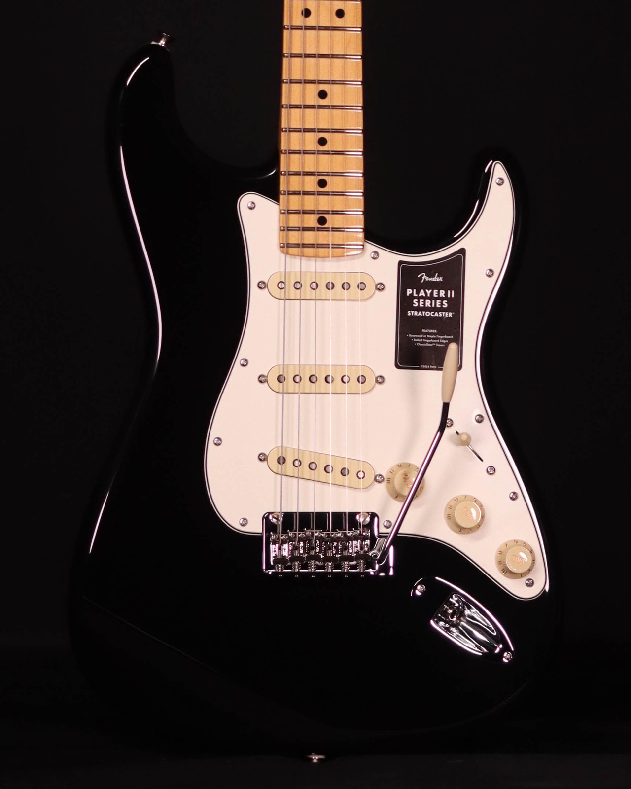 Fender Player II Stratocaster, Maple FB, Black
