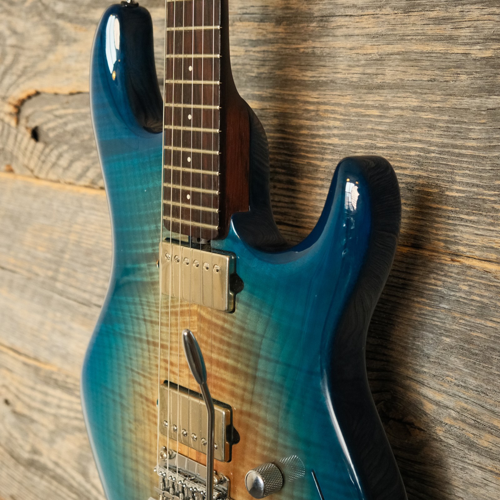 Used Ernie Ball Music Man Luke III HH – Bali Burst w/OHSC