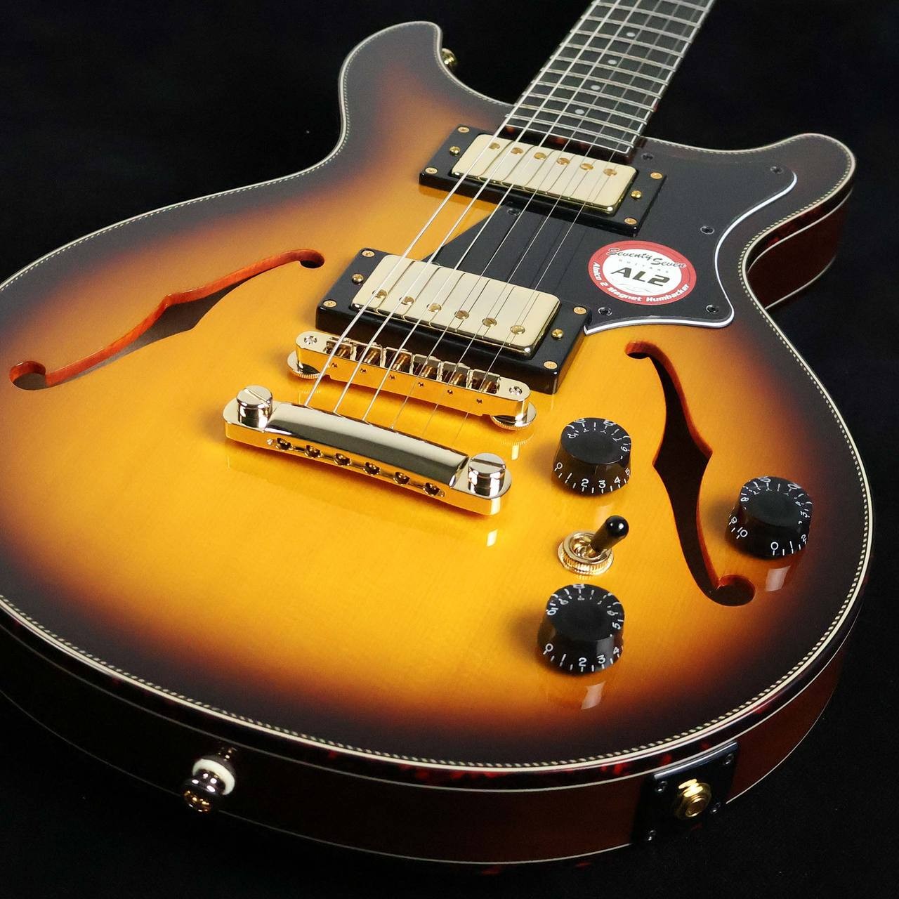 Seventy Seven Guitars ALBATROSS-JAZZ-JT SB S/N: SS25185 Semi-Acoustic Guitar