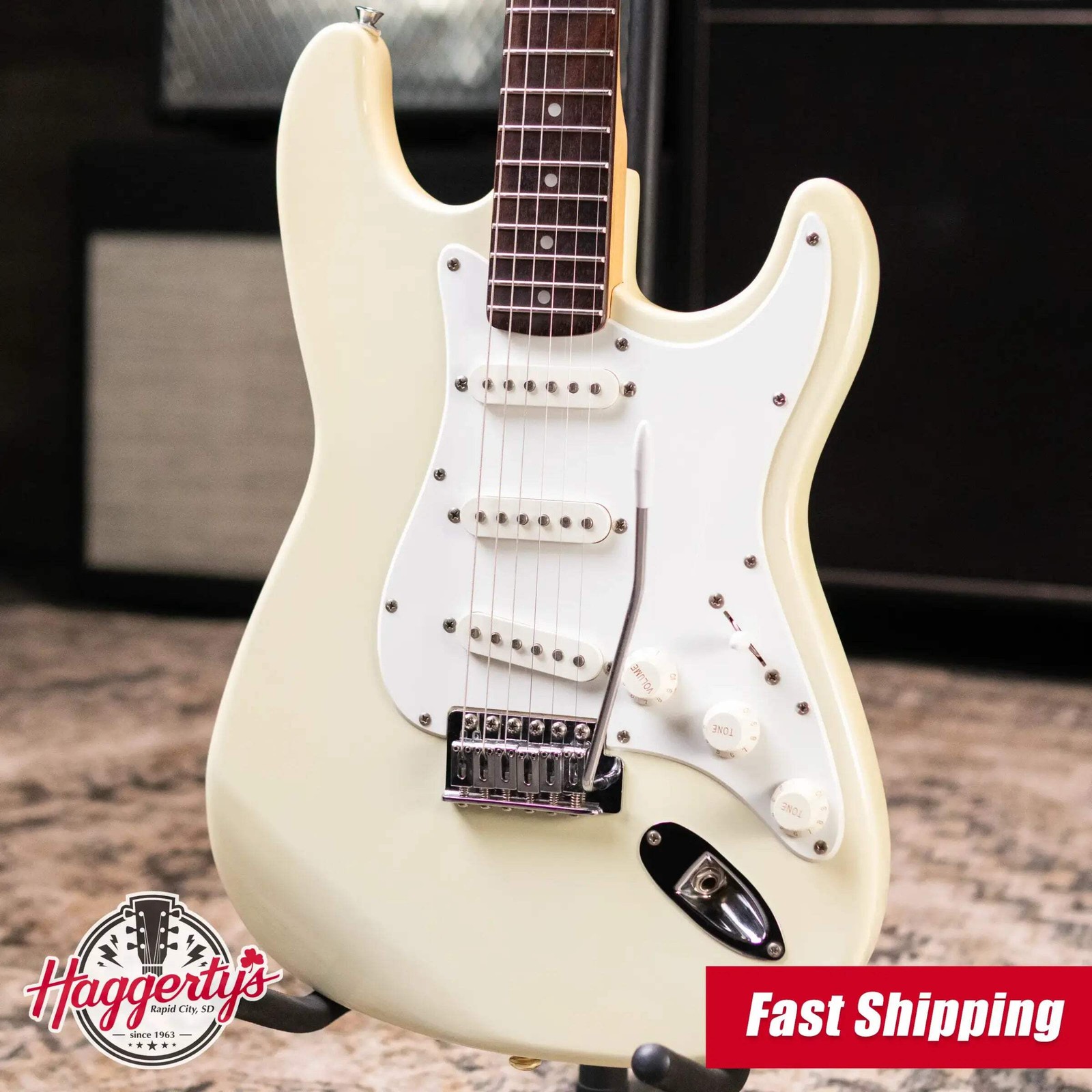 Squier 1995 Standard Stratocaster with Rosewood Fretboard Made in Korea, Olympic
