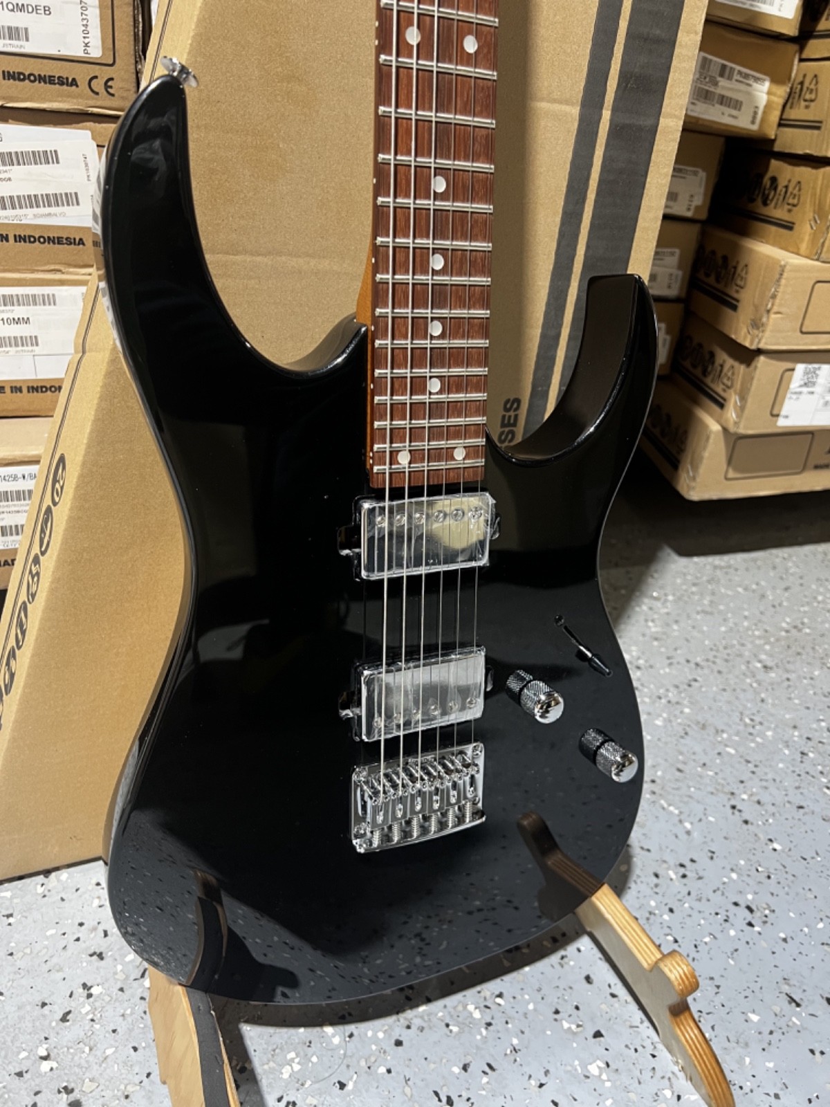 Ibanez GIO GRG121SP Electric Guitar – Black Night