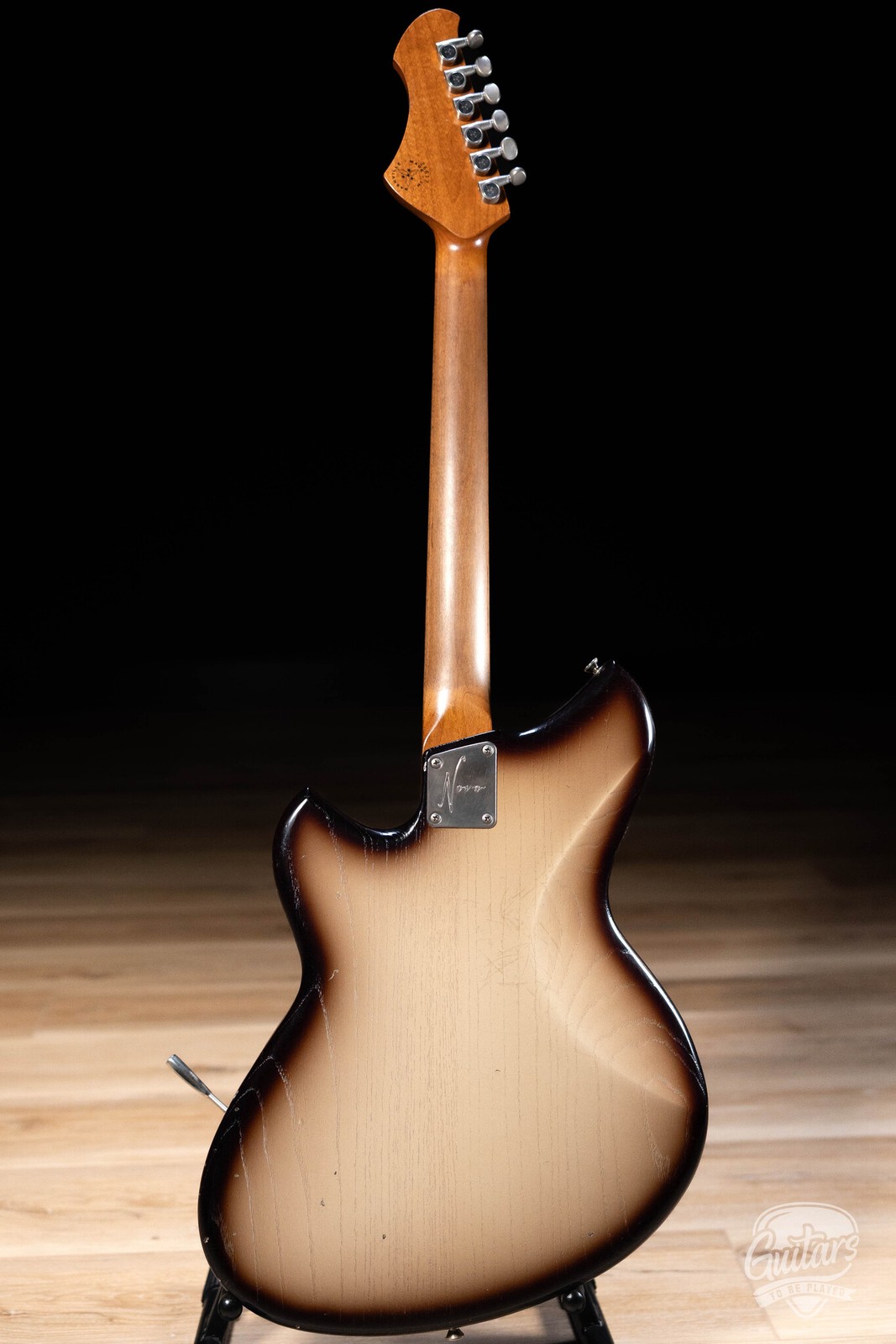 Novo Custom Miris J Semi-Hollow w/ Fralin P-90s – Toasted Marshmallow