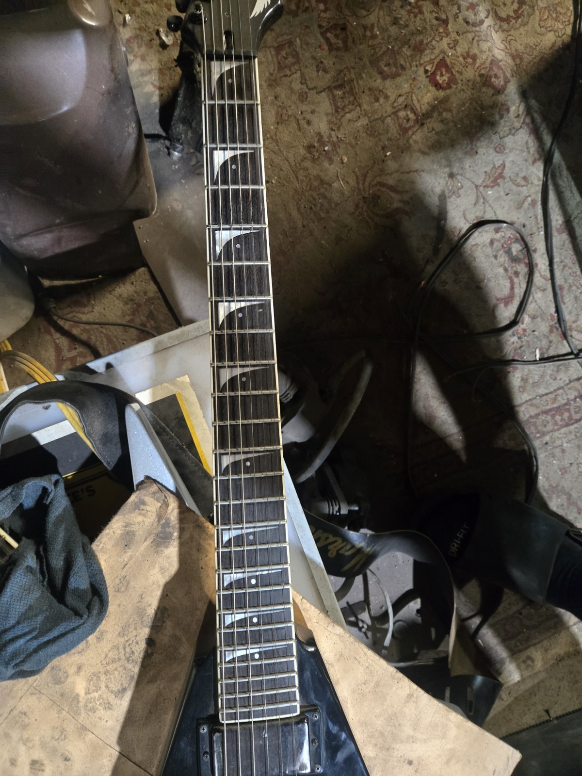 Dean Dave Mustaine Signature V Black Solid Body Electric Guitar