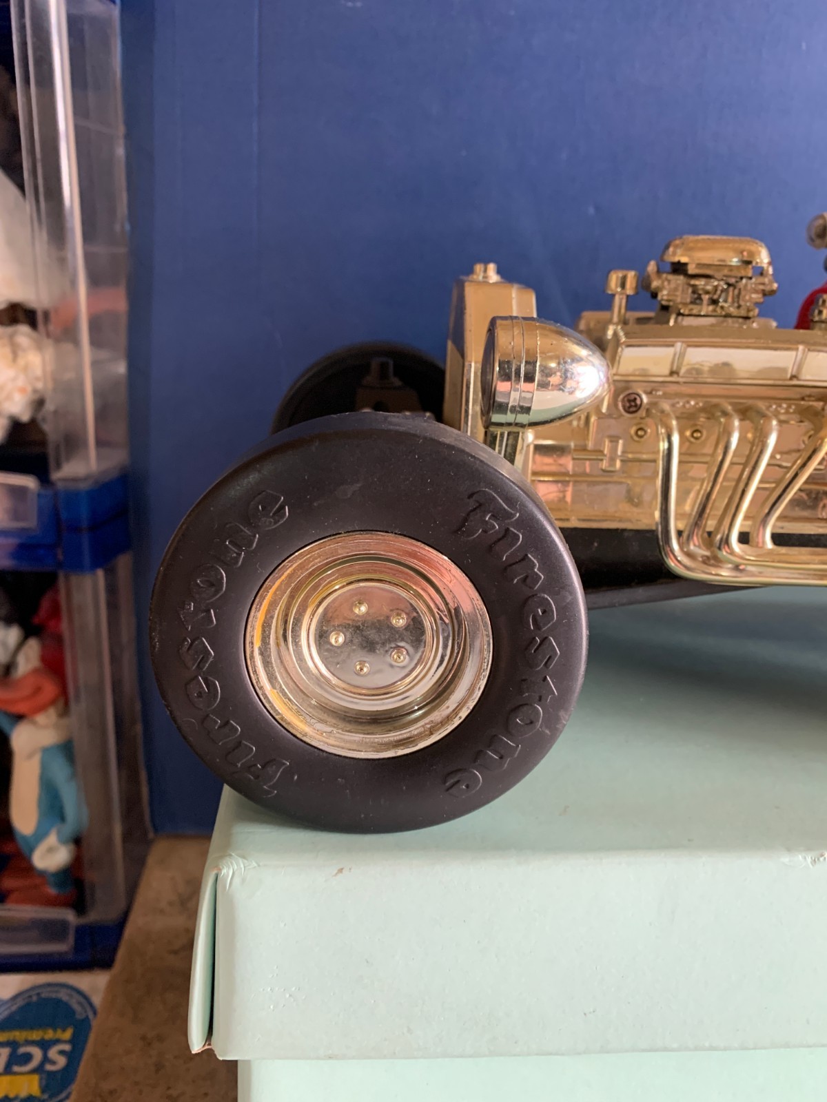 VINTAGE LARGE 16″ TOY PLASTIC CAR FORD T-BUCKET HOT ROD
