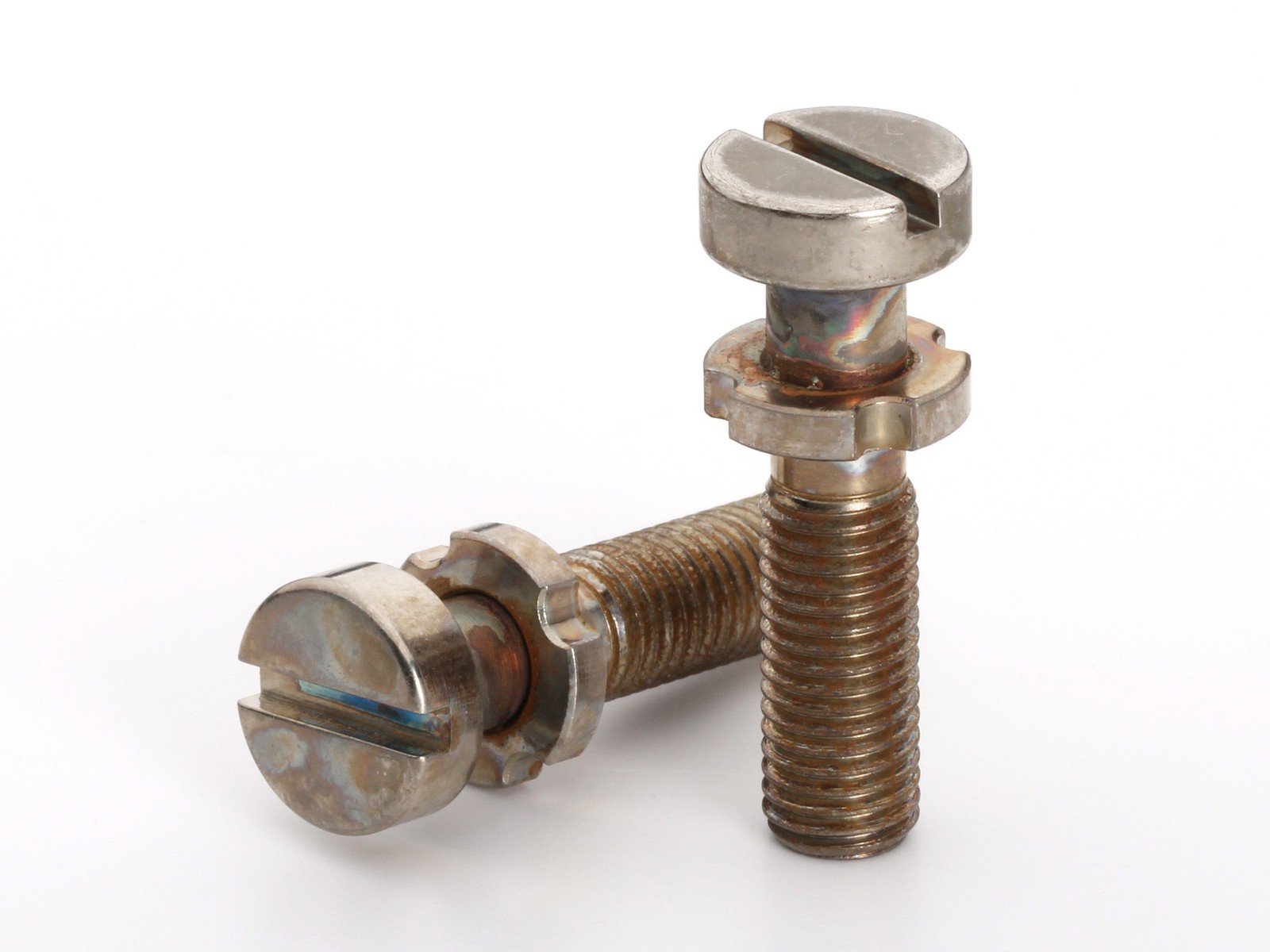 Music City Bridge Locking Tailpiece Studs, 5/16-24, Aged Nickel