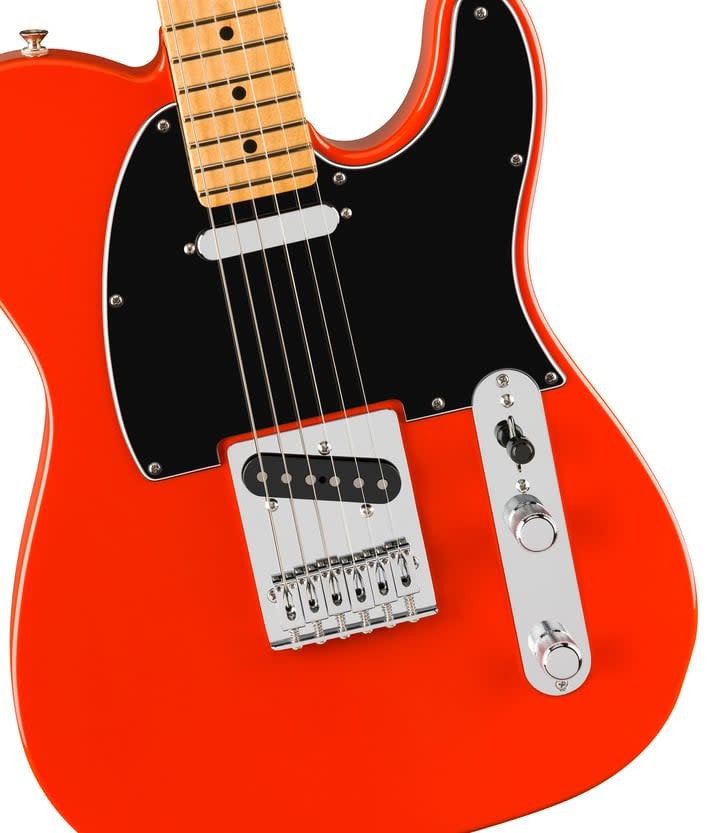 Fender Player II Telecaster Electric Guitar, Maple Fingerboard, Coral Red