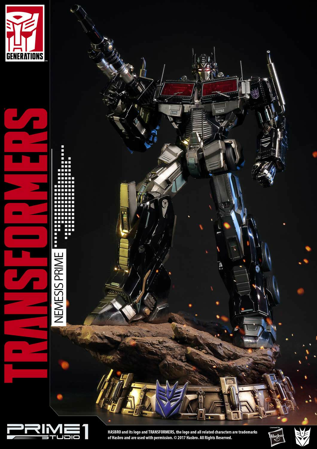 PRIME 1 STUDIO Transformers GENERATION NEMESIS OPTIMUS PREMIUM STATUE Figure