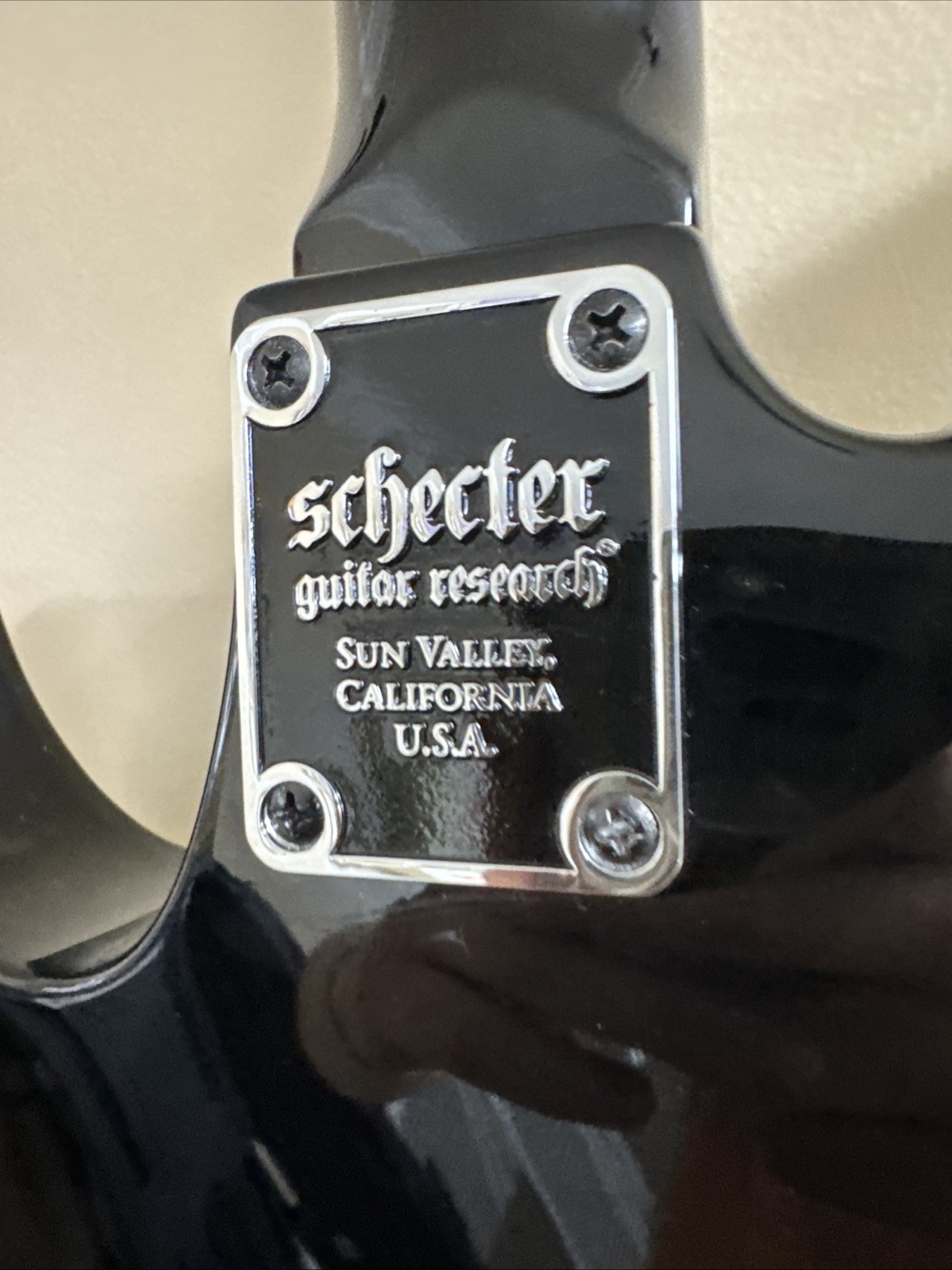 Schecter Synyster Gates Custom – Pinstripes