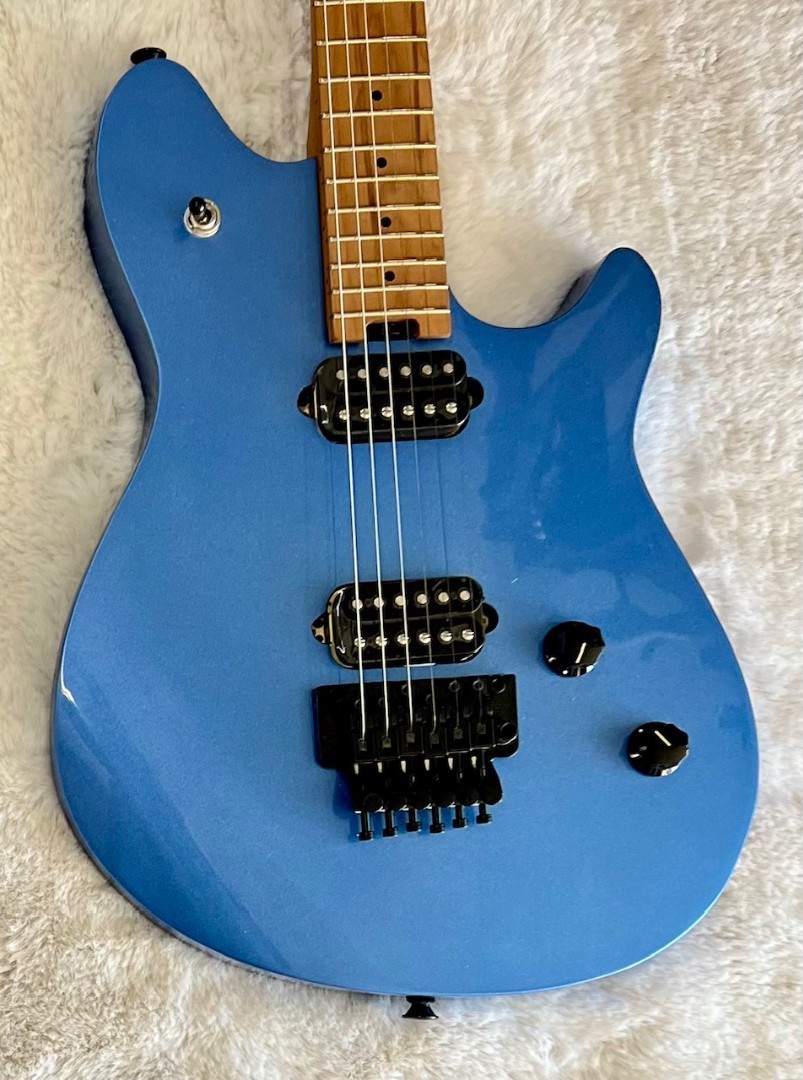 EVH Wolfgang Standard Electric Guitar, Baked Maple Fingerboard, Pelham Blue