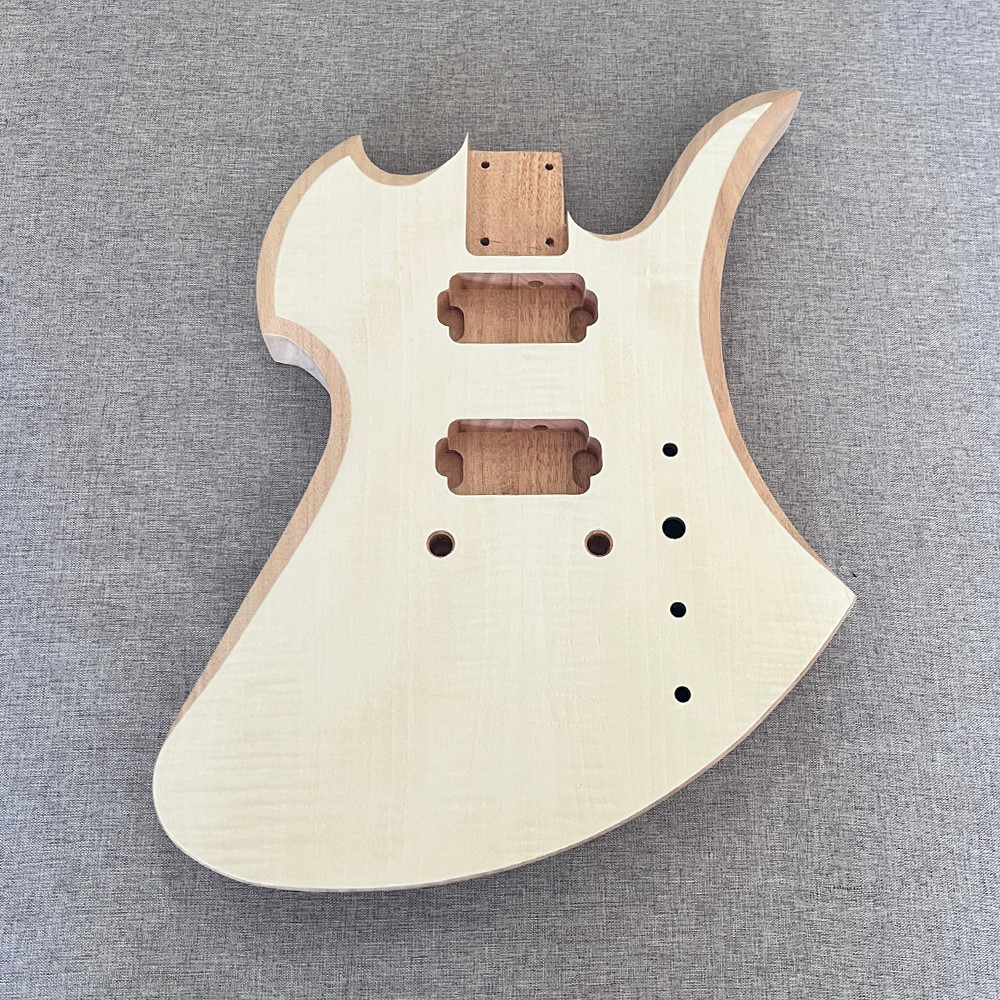 DIY Mockingbird Electric Guitar Kit Mahogany Body Maple Neck CR part bolt-on 24F