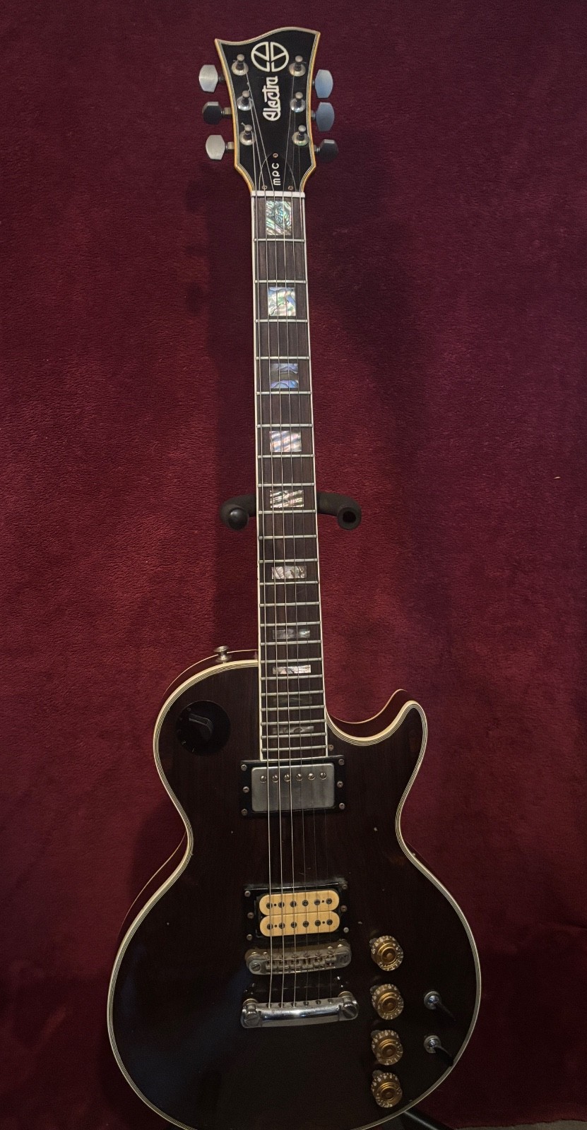 electra mpc guitar 1970’s jacaranda wood