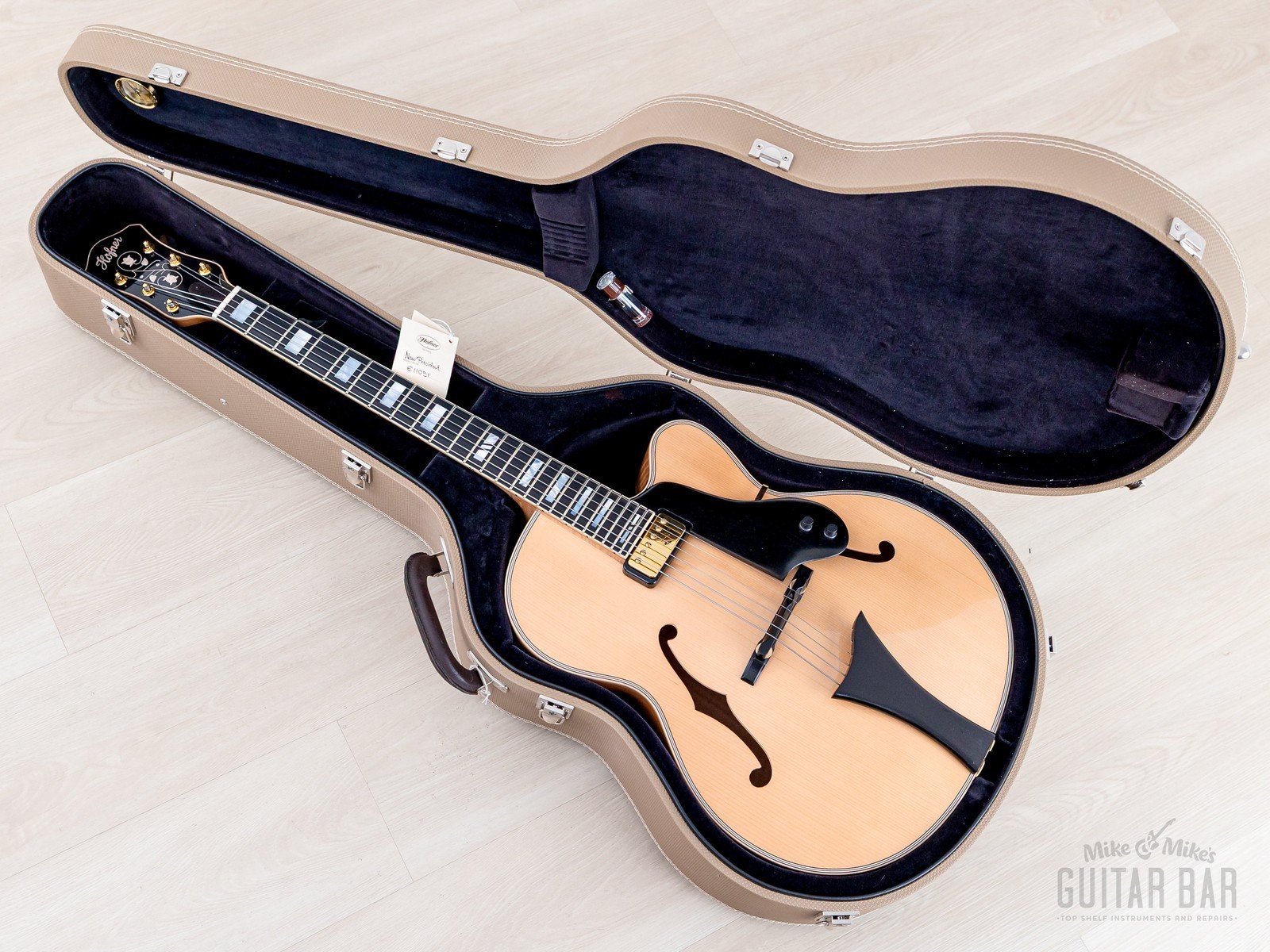 2011 Hofner New President Carved Top Archtop w/ Floating Pickup, Case & Hangtag
