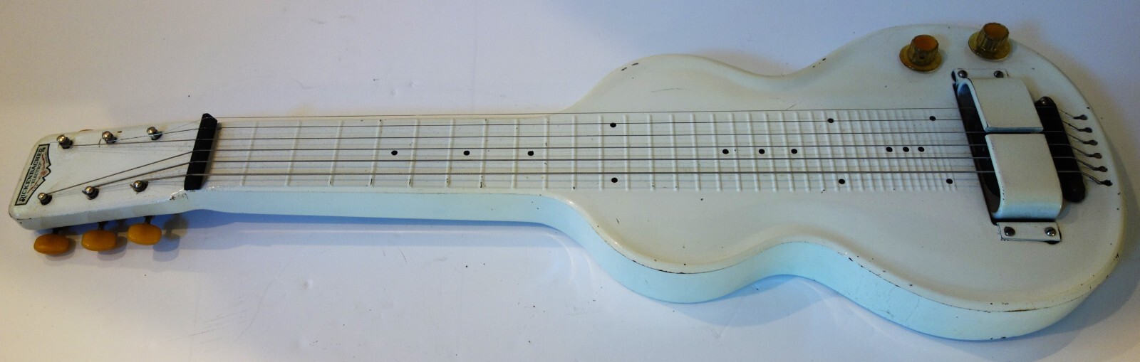 Late 1930s Painted Aluminum Rickenbacher Electro Hawaiian Guitar w/ Case