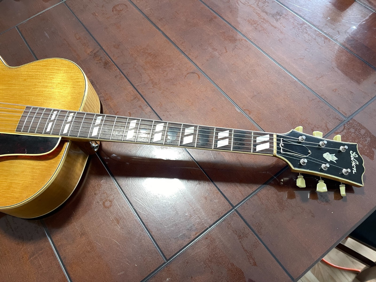 1941 Gibson ES-300 Arch Top Blonde Hollow Body Electric Guitar NICE EXAMPLE