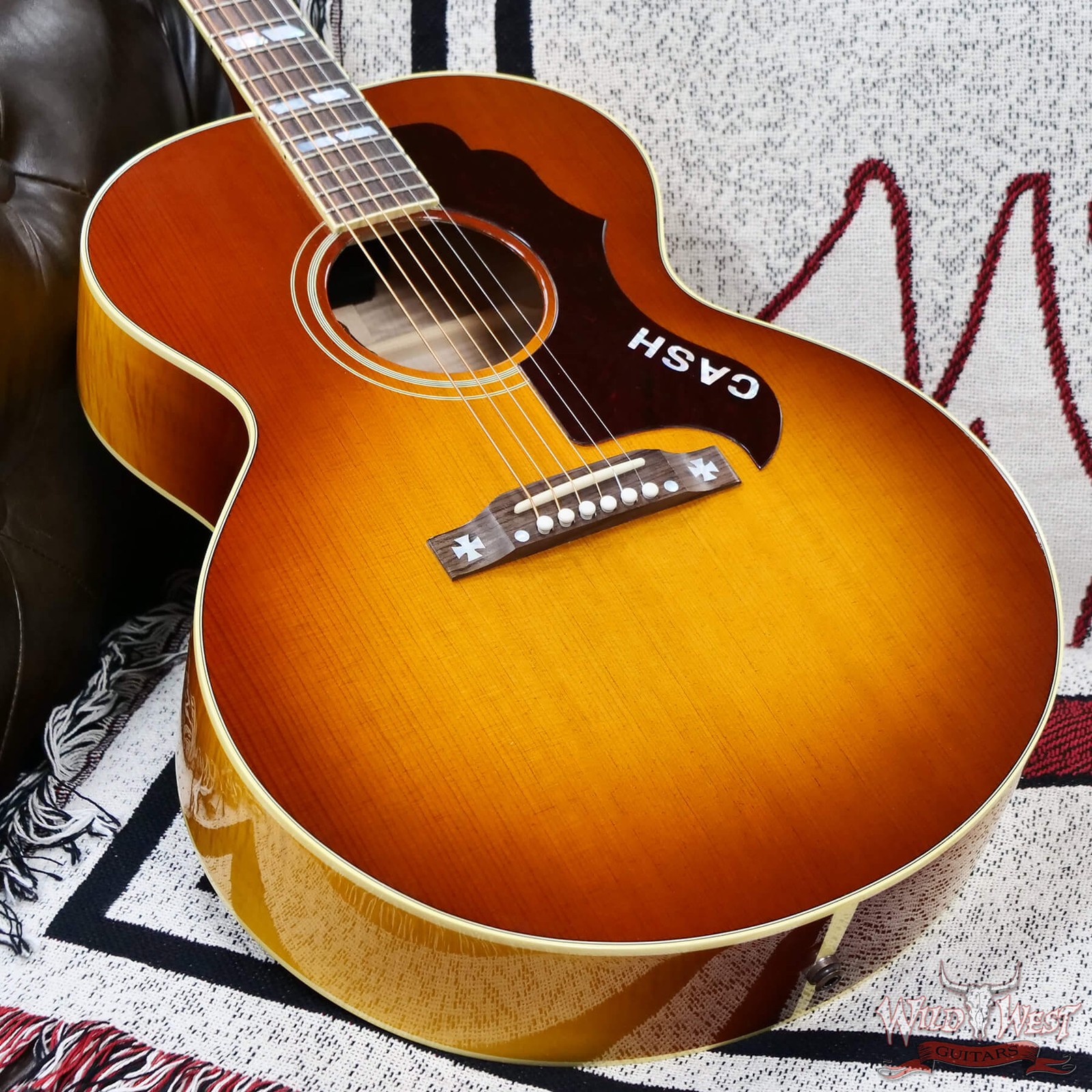 Gibson Custom Shop Rosanne Cash J-185 Heritage Cherry Sunburst 4.40 lbs