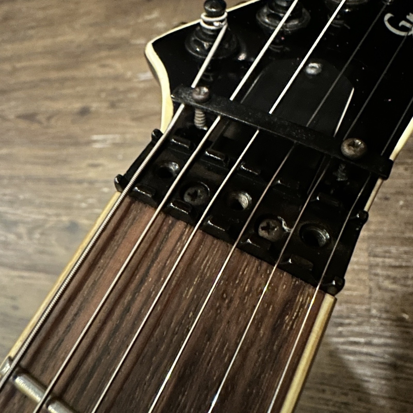 GrassRoots G-S-58HR Sugizo Used Basswood Body Maple Neck Rosewood FB Black