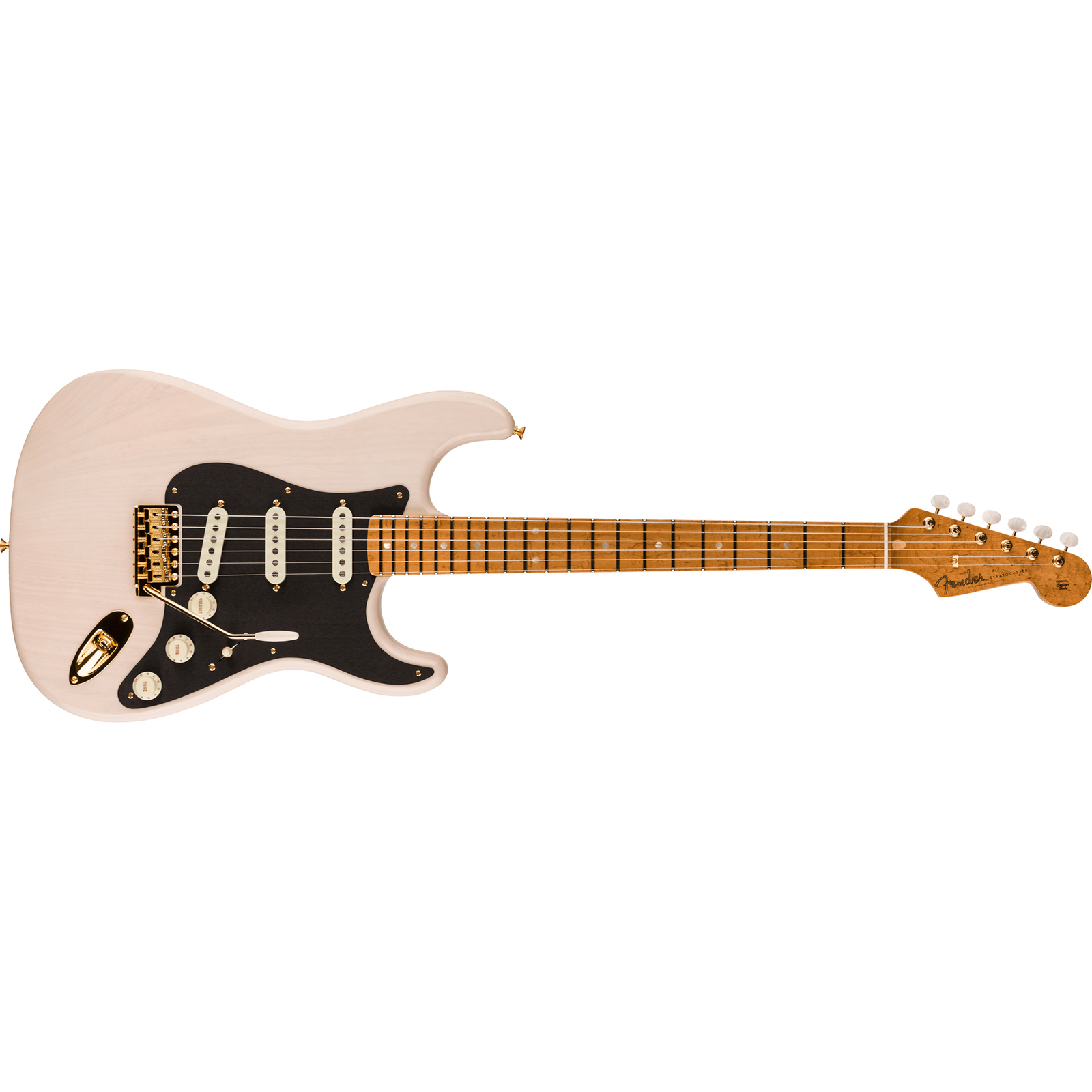 Fender Custom Shop American Custom Stratocaster NOS Guitar, Aged White Blonde