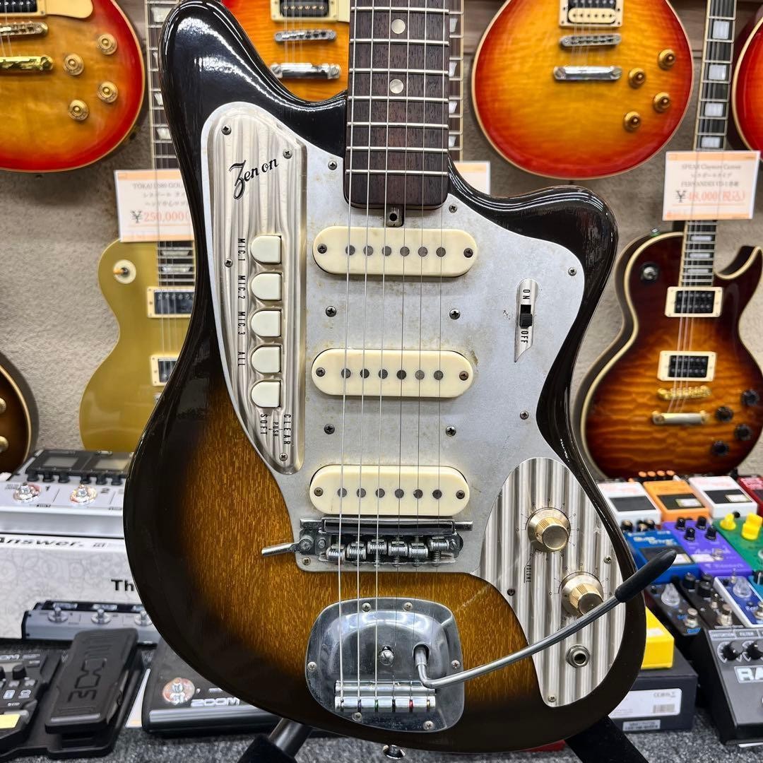 Zen-on Japan Vintage ZES-220 Bizarre Guitar
