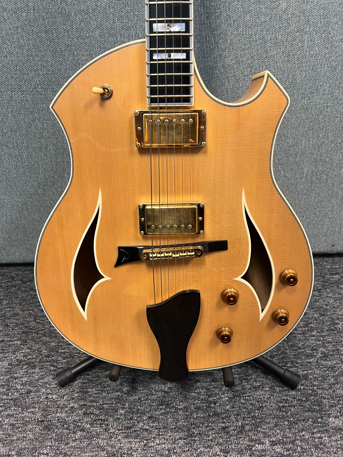 Parker PJ12 J Man Hollow Body Electric Guitar – Natural Finish
