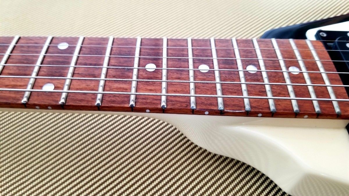Edwards Flying V E-FV-DOT Michael Mahogany Humbucker Guitar Good