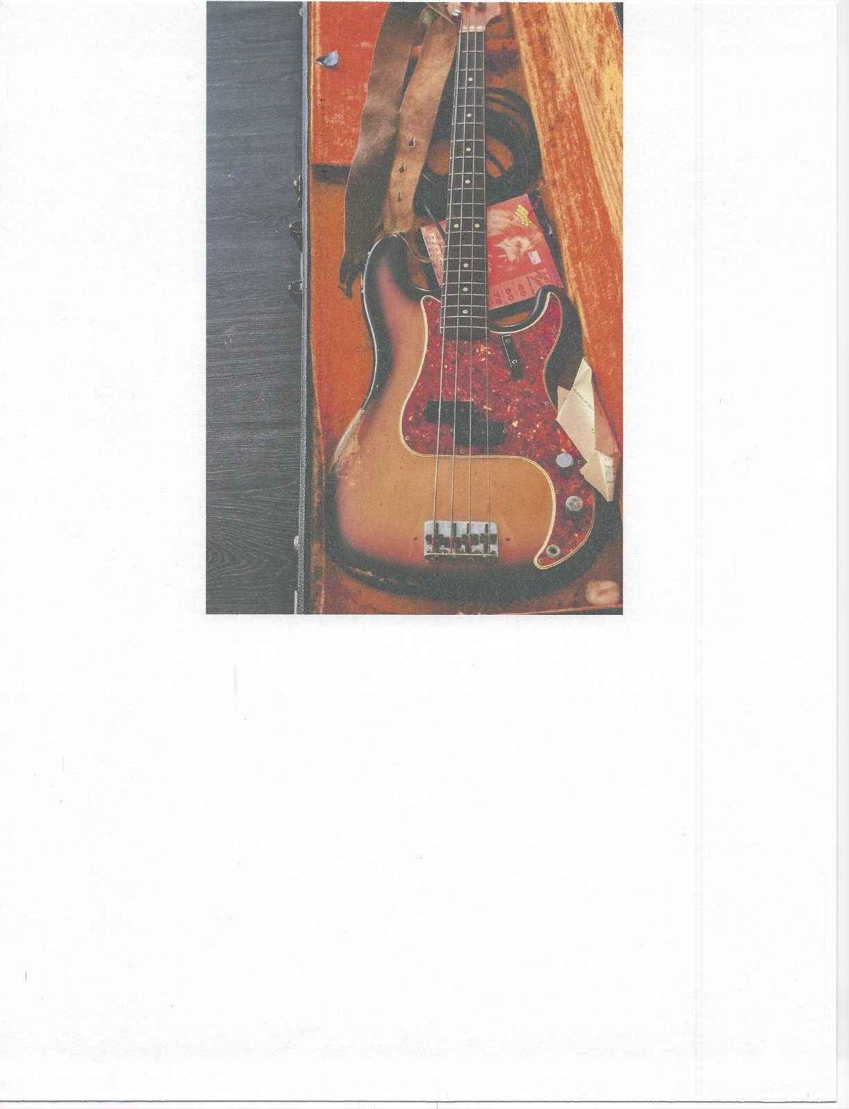 1963 Fender Precision Bass P Bass Electric Guitar Vintage