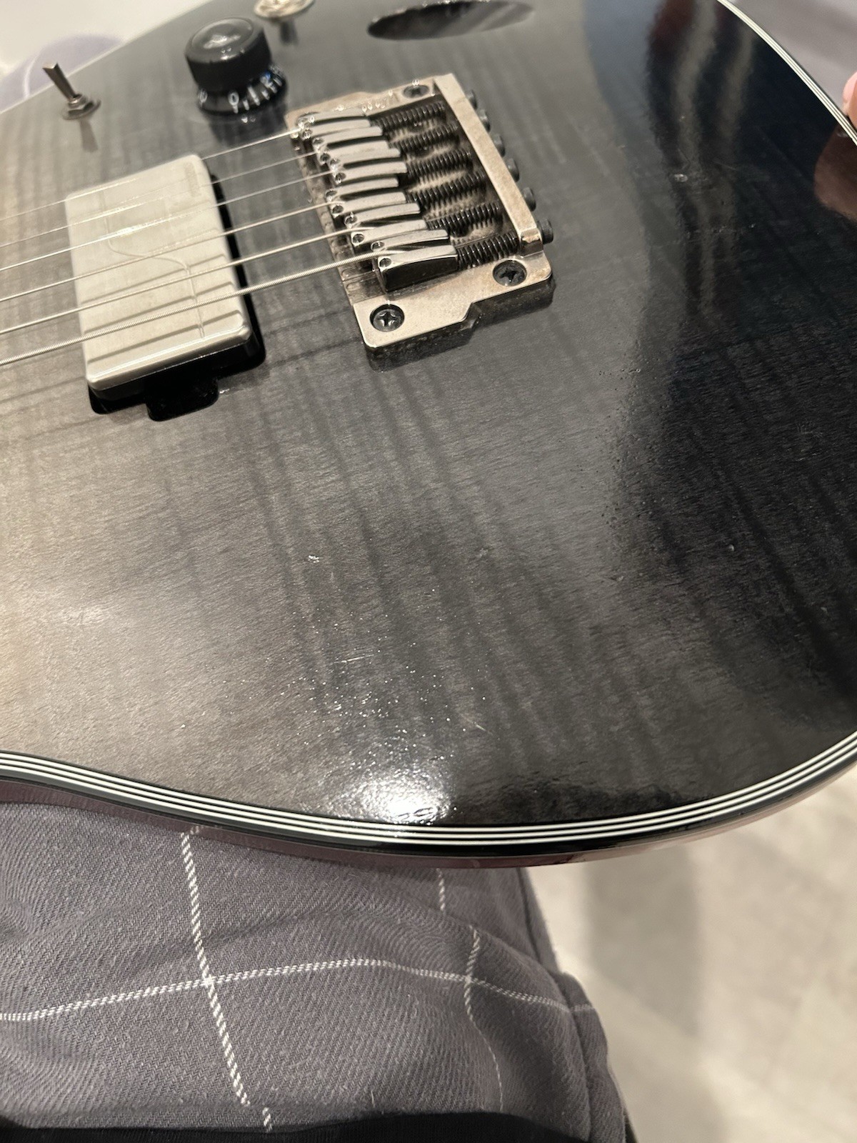 Ibanez Axion Label S61AL Mirage Gradiation Low Gloss Black – Great Condition