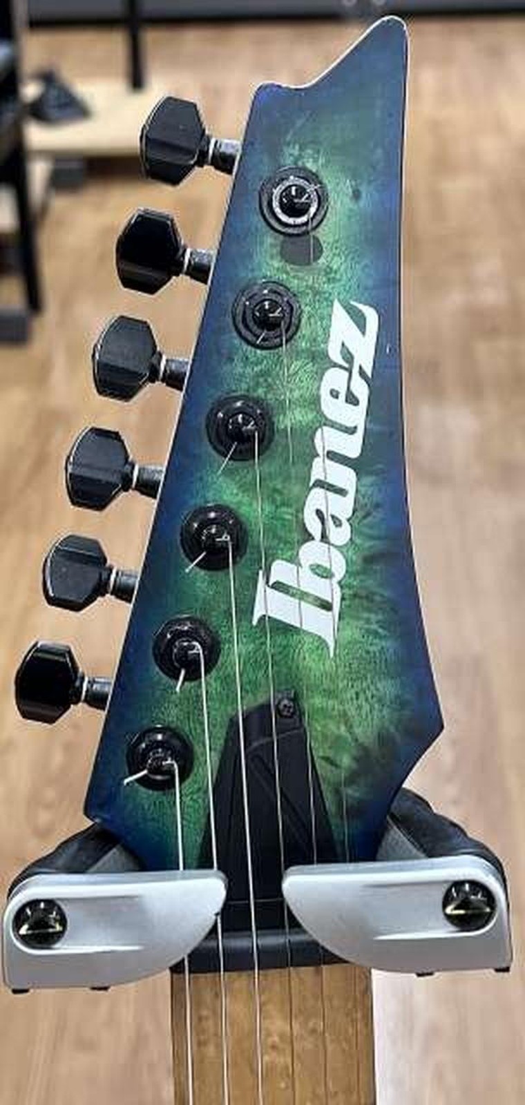 IBANEZ RGDIX6MPB Used 2016 Ash body Bubinga neck Maple fingerboard Green
